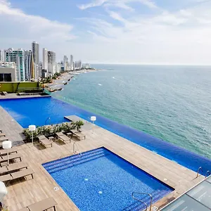 En Lujoso Edificio H2 Plaza Bocagrande Apartment